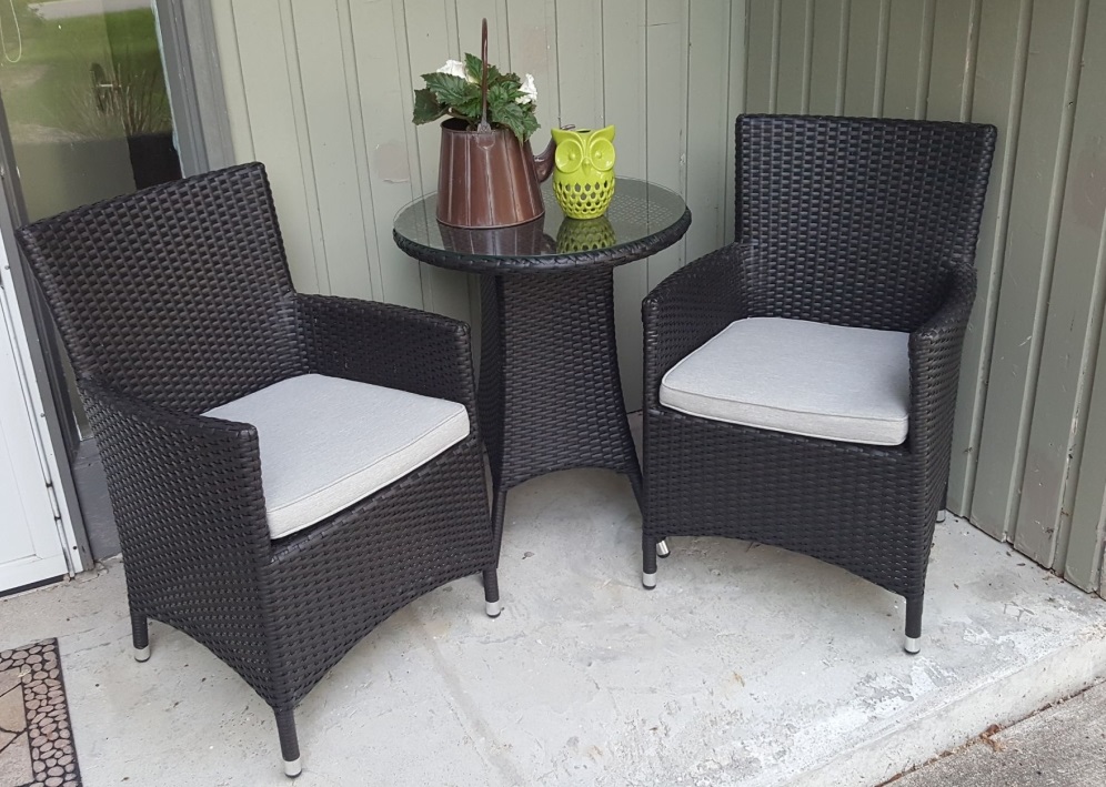3-piece palma outdoor patio furniture bistro dinette set